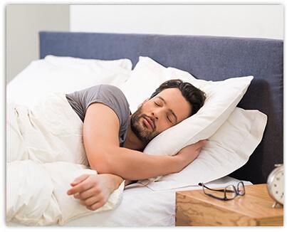 man sleeping