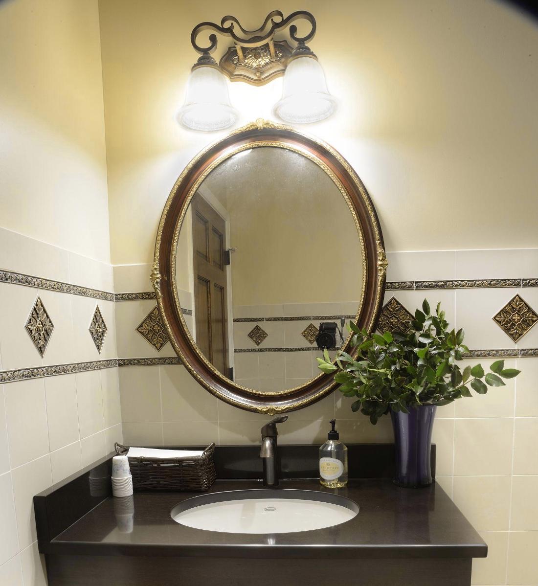 patient restroom sink